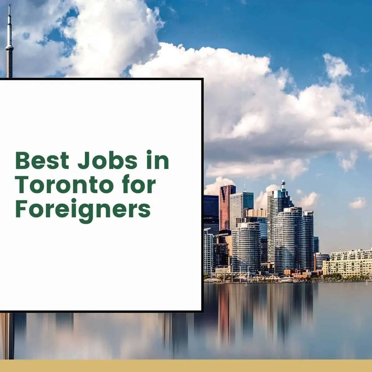 High paying jobs in Toronto